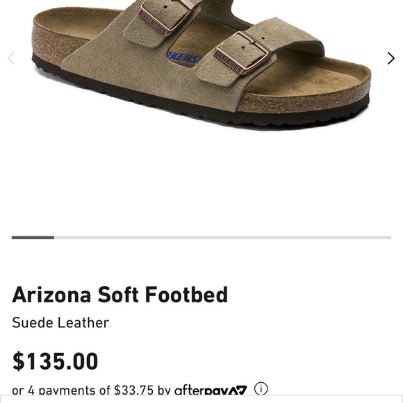 BRAND NEW Suede Birkenstock Arizona - Picture 5 of 6